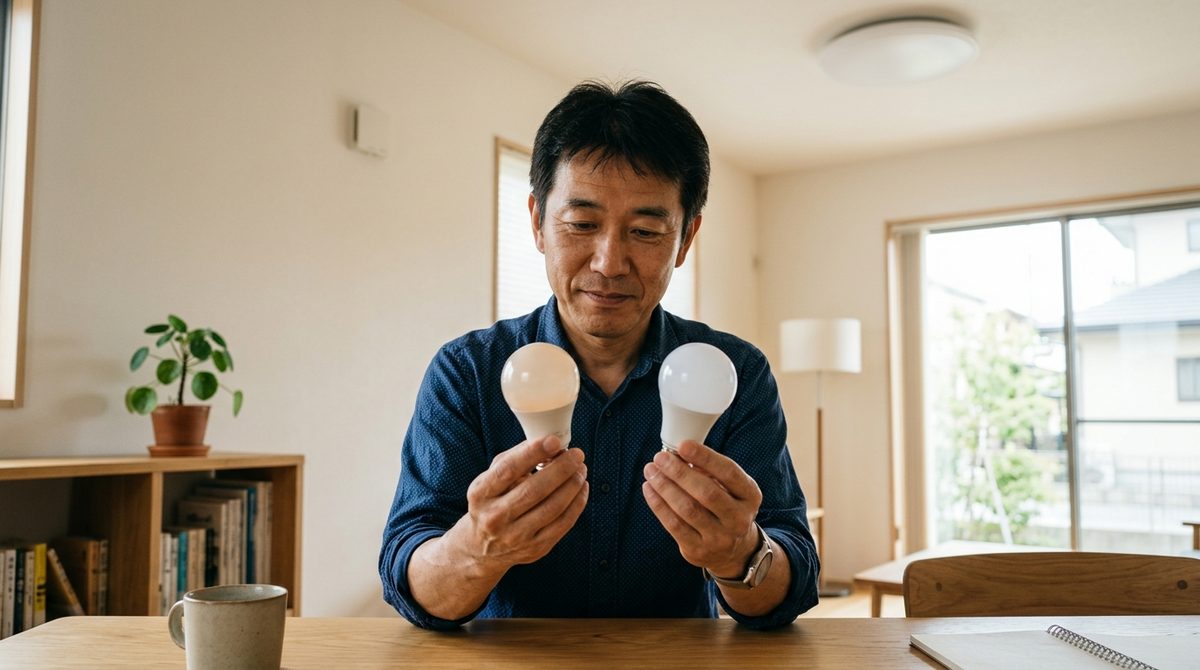 色の違いや種類の違いを検討するシーンを補足する